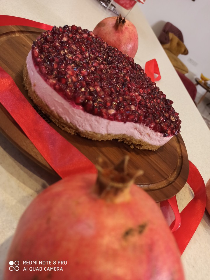 pomegranate cheese cake