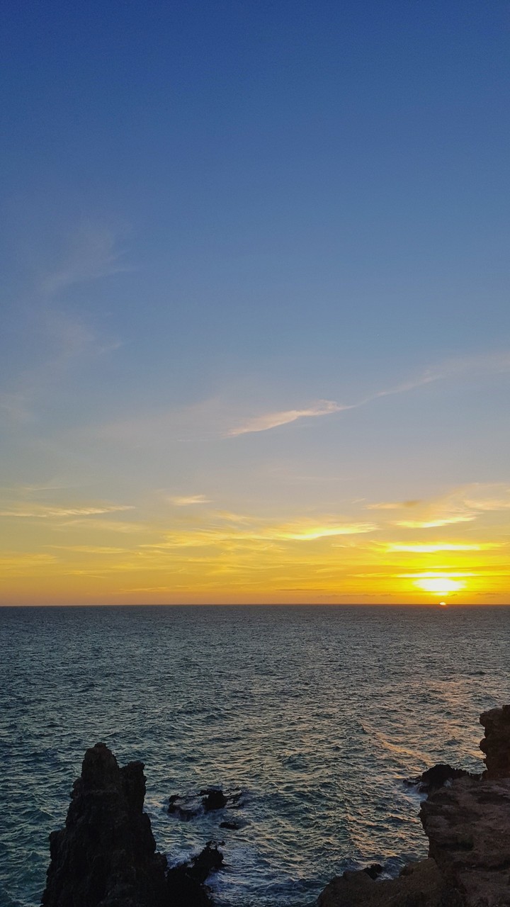 Atardecer en el oeste