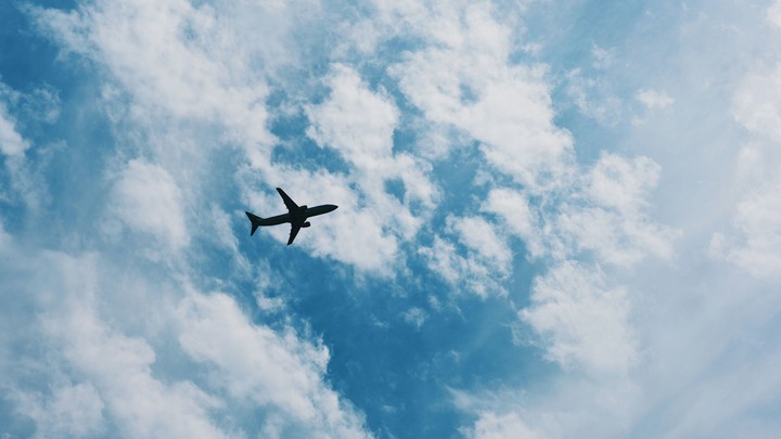 airplane, sky
