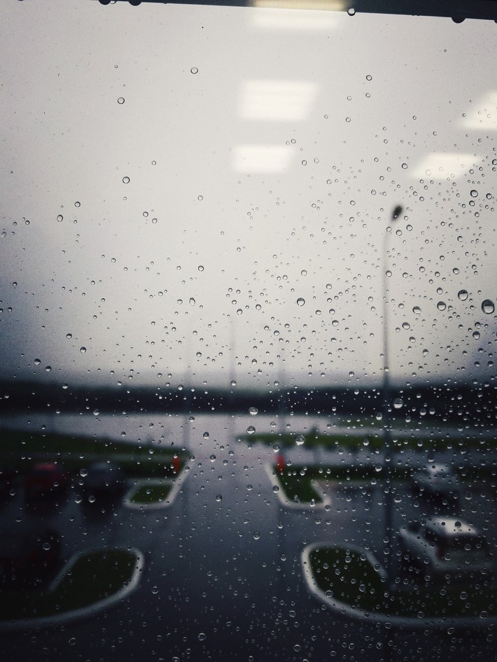 Drops on window... Russia