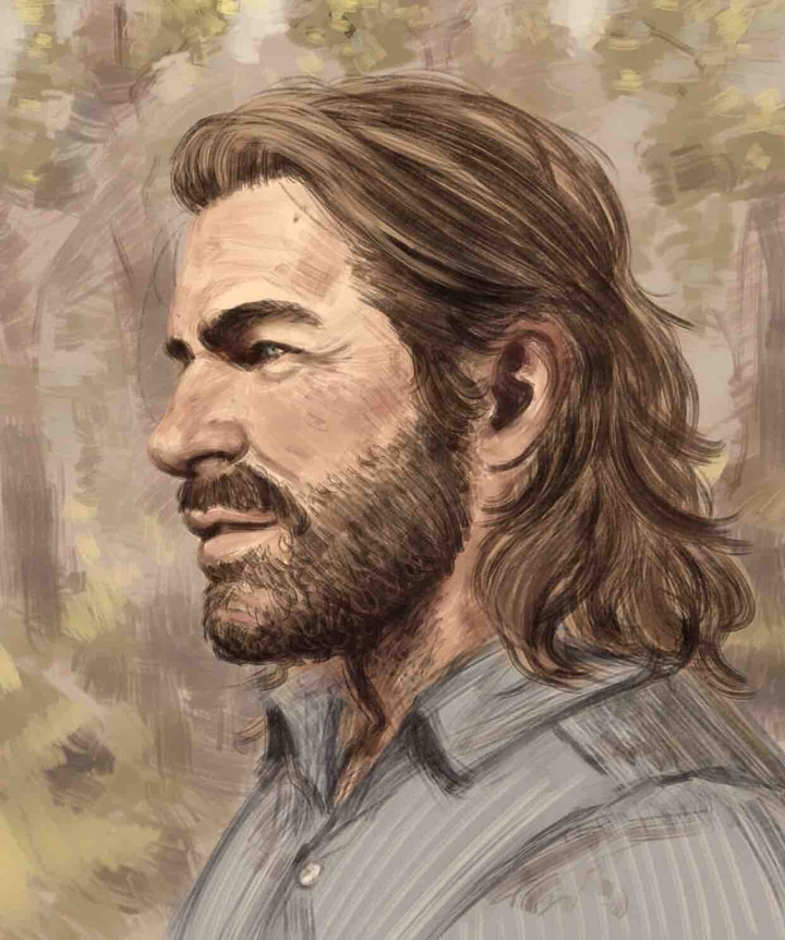 The legend Arthur Morgan in Red Dead Redemption 2
