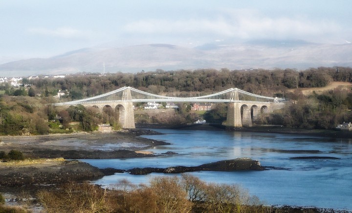 Menai Suspension Bridge, Wales