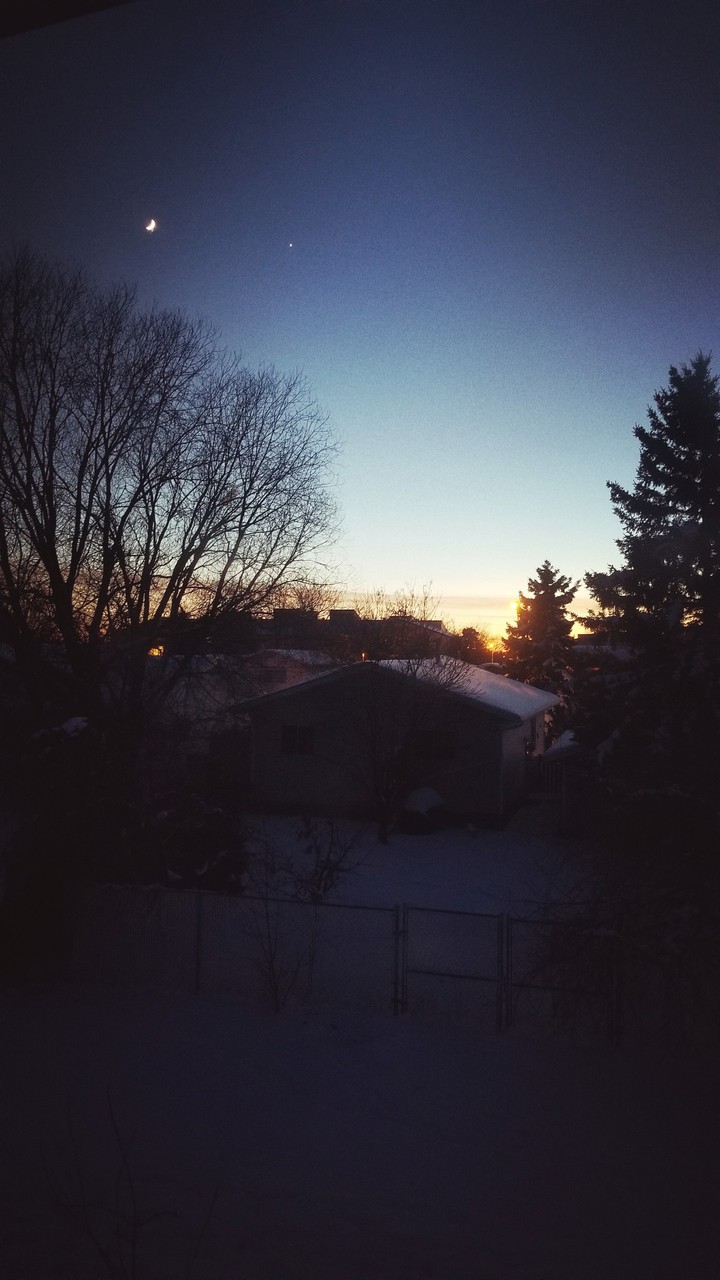 Sunset in Northern Alberta