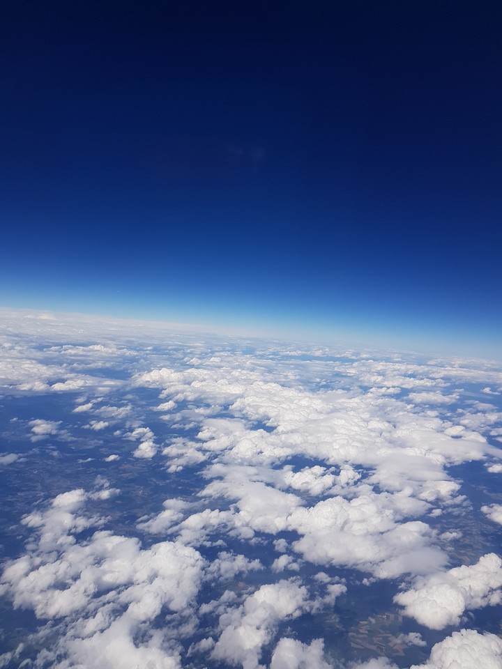above the clouds