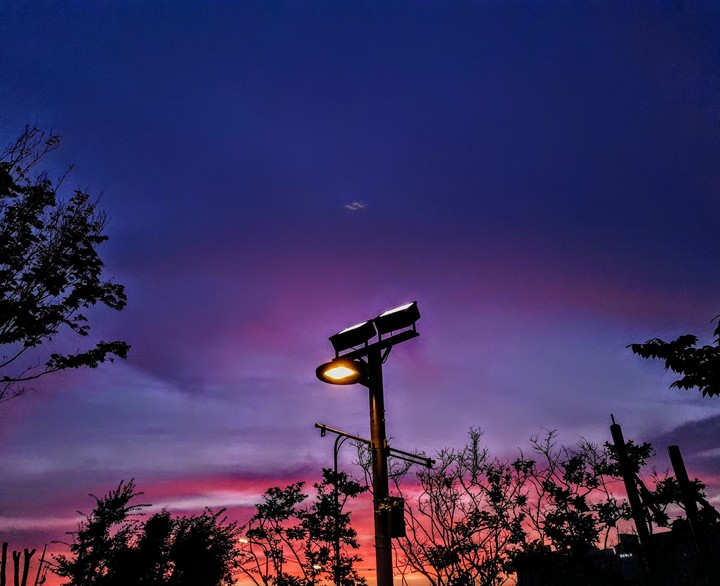 purple sunset