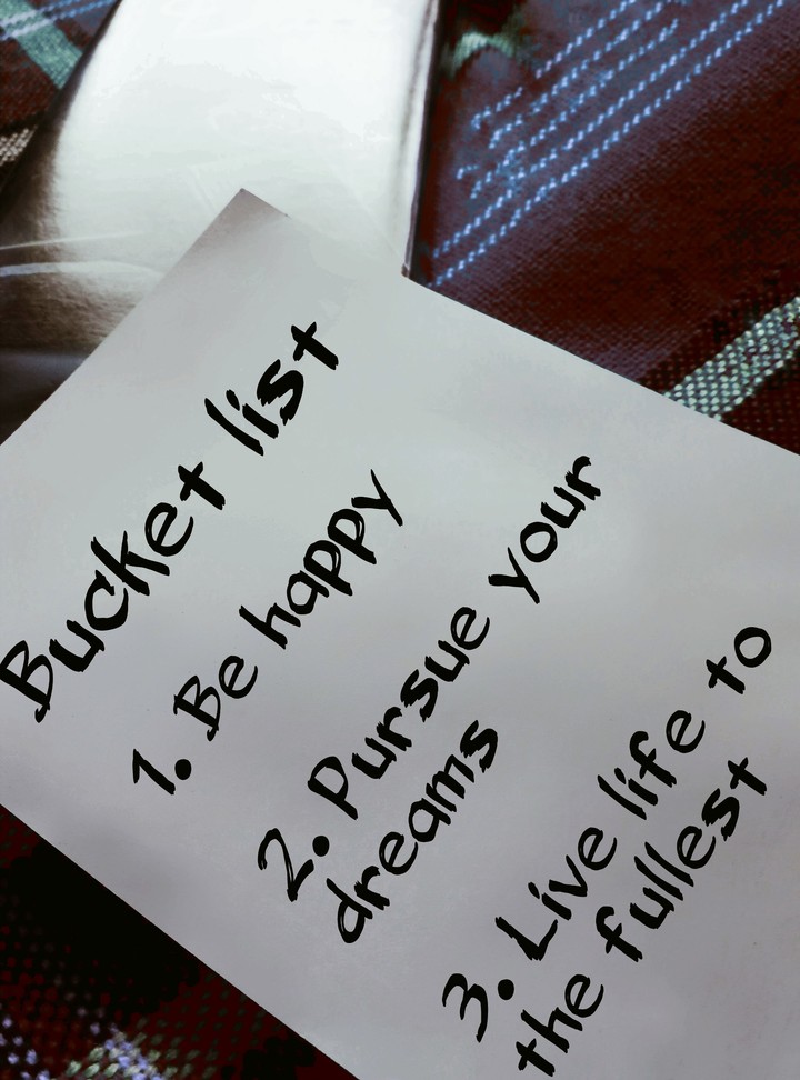 Bucket list