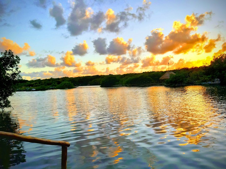 Atardecer en xel-ha