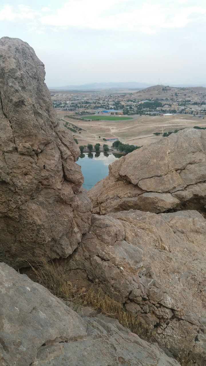 از بالای کوه