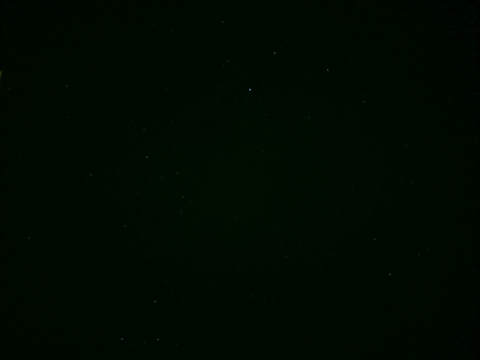 At night