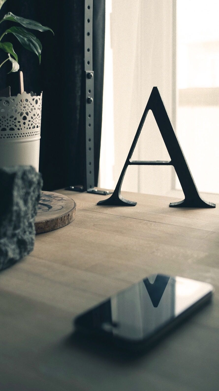 A alphabet font
