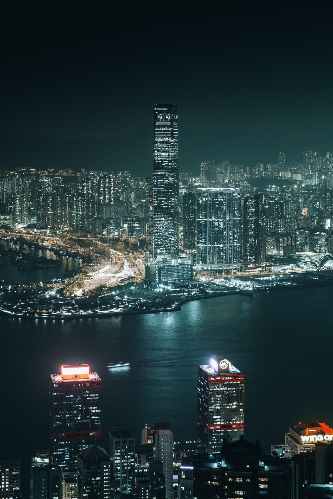 night, Skyscraper Hintergrundbilder