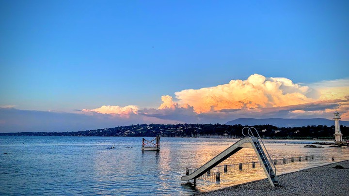 lake and sky