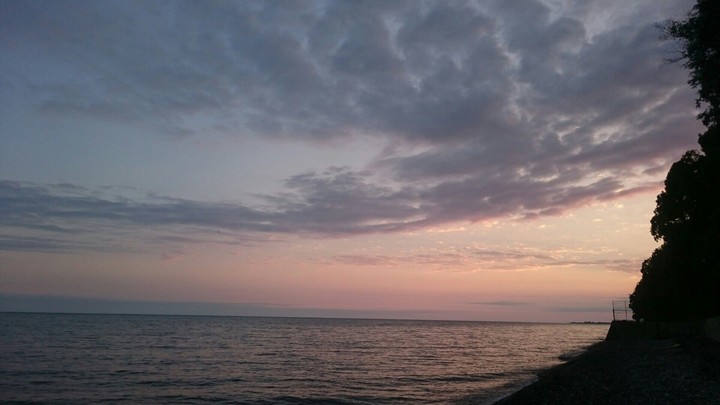 sea and sunset