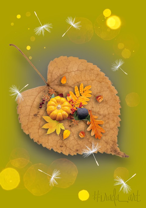 шпалери leaves, design