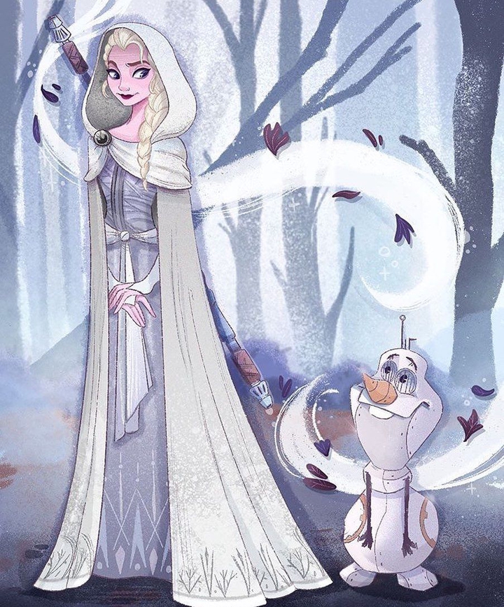 JEDI ELSA and BB-8 OLAF