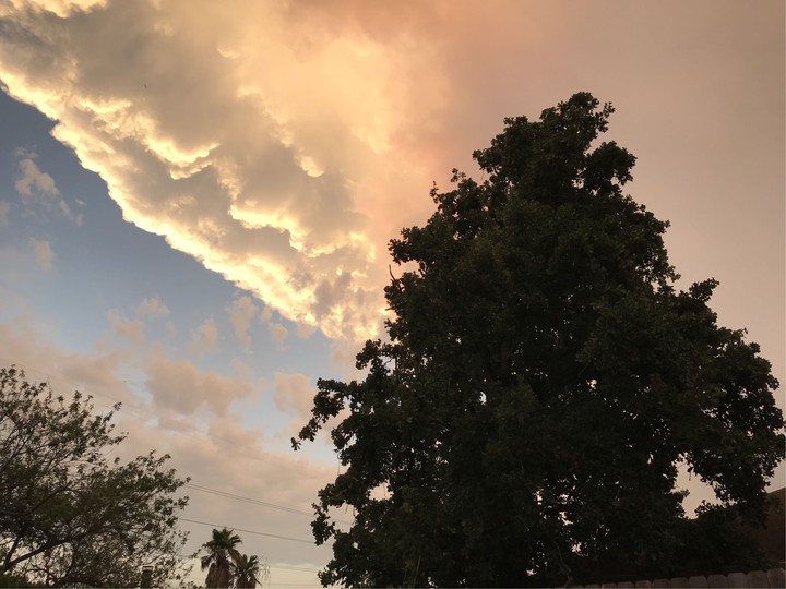 cloudy sunset