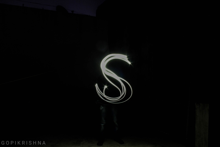 Letters Drawing in air
