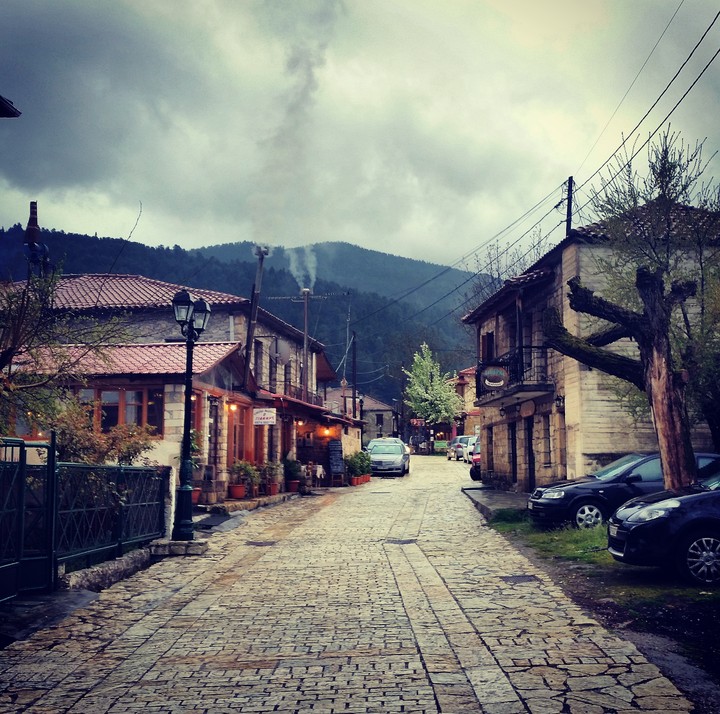 Village inside the mountain's of Greece!