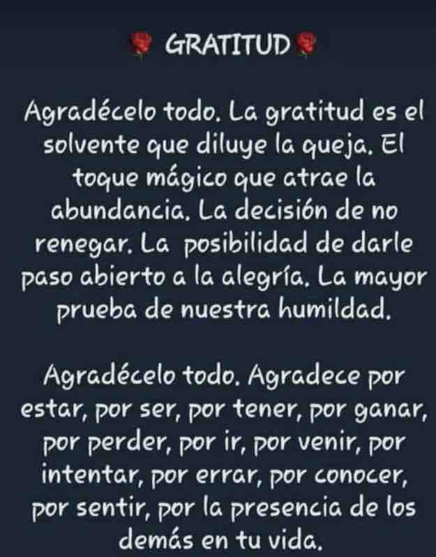 Gratitud