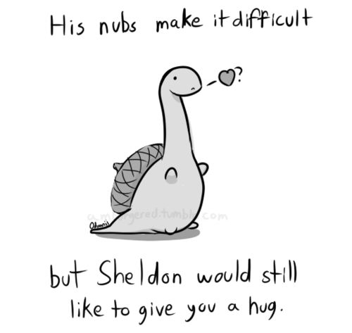 Sheldon wants a hug
