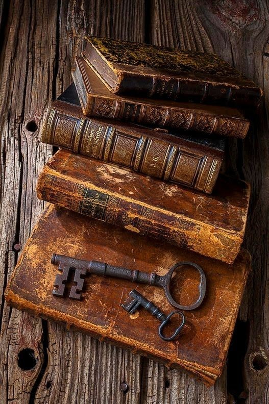 Old Books + Keys