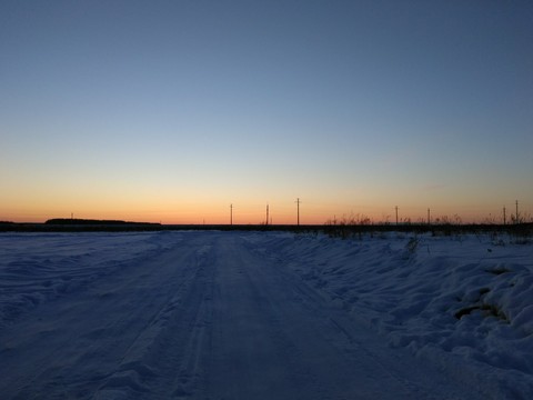 The winter horizon