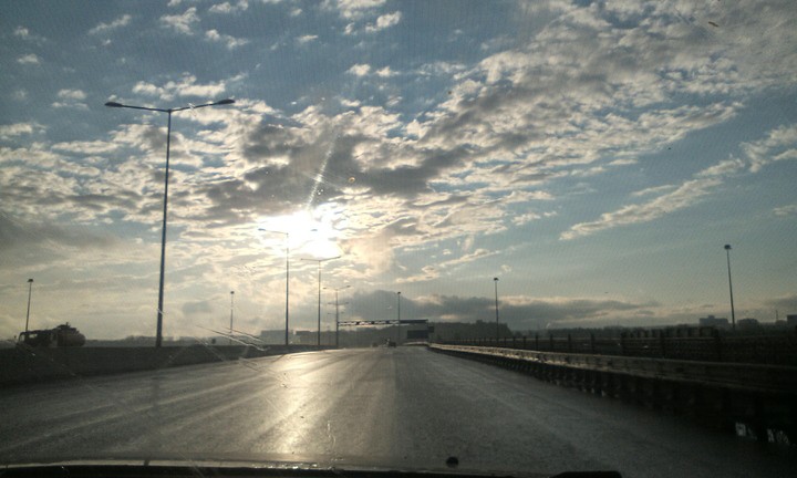 Morning sunrise.