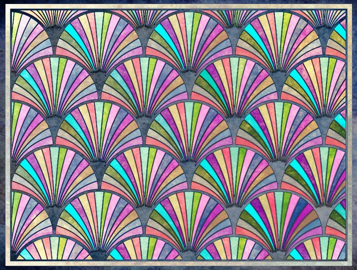 Coloring Art Deco