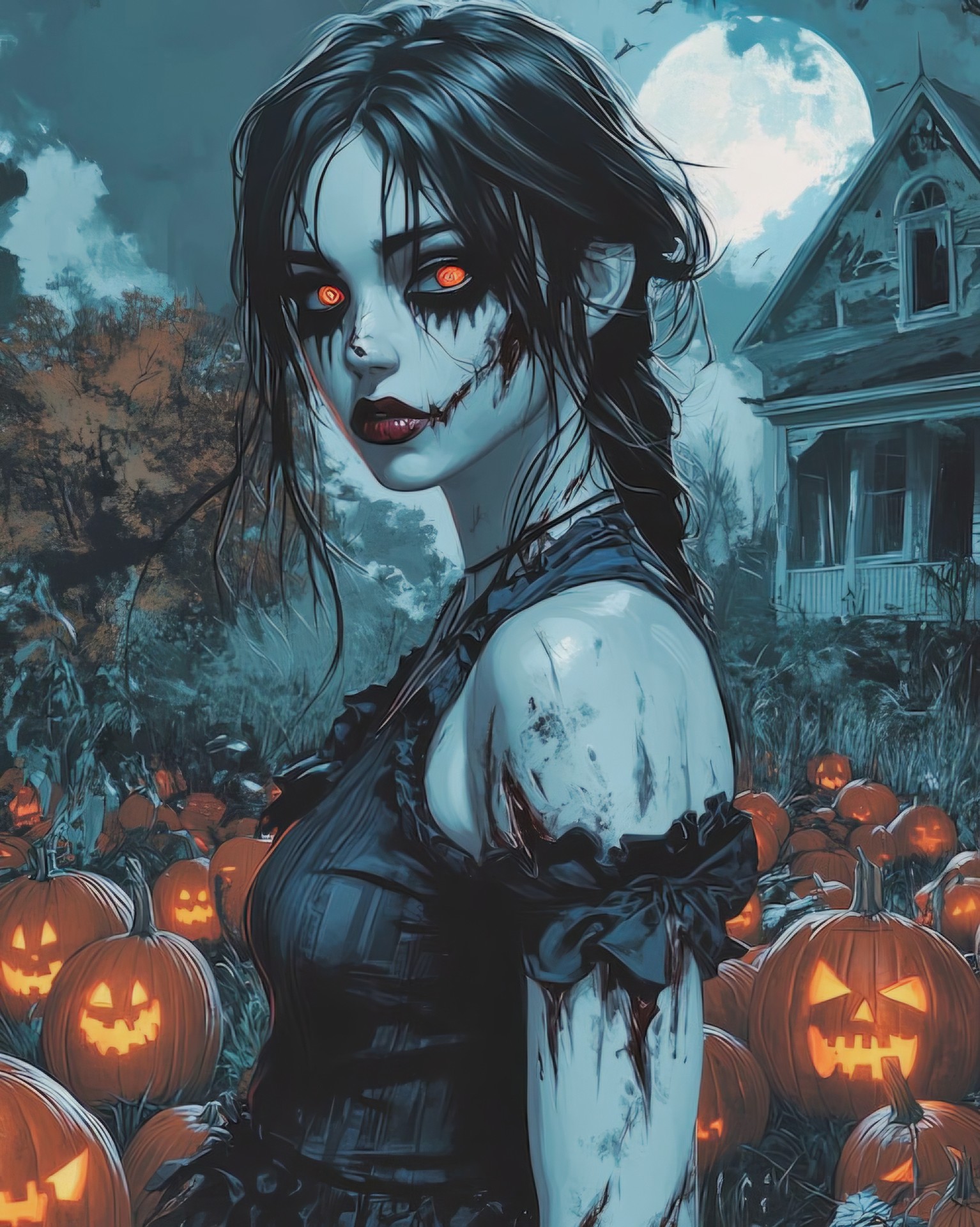 GOTHIC ZOMBIE GIRL