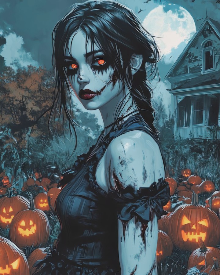 GOTHIC ZOMBIE GIRL