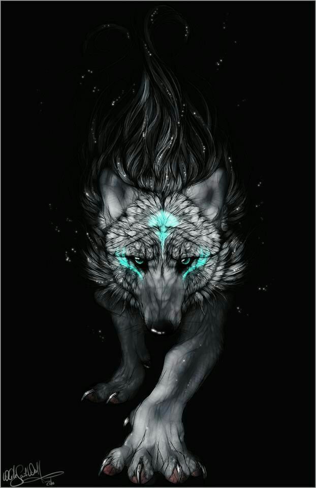 wolf art