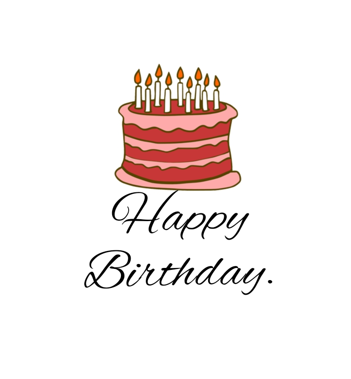 happy birthday to you...