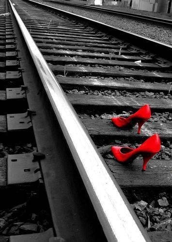 She went away..