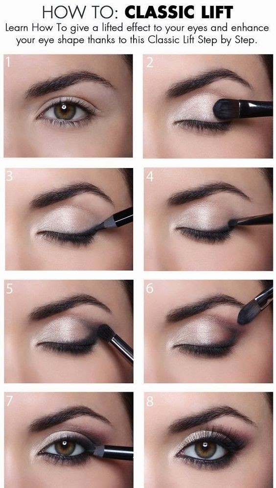 Eye makeup steps