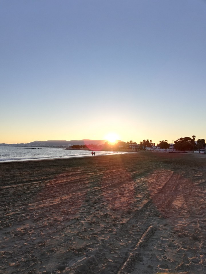 Beautiful beach in spain
