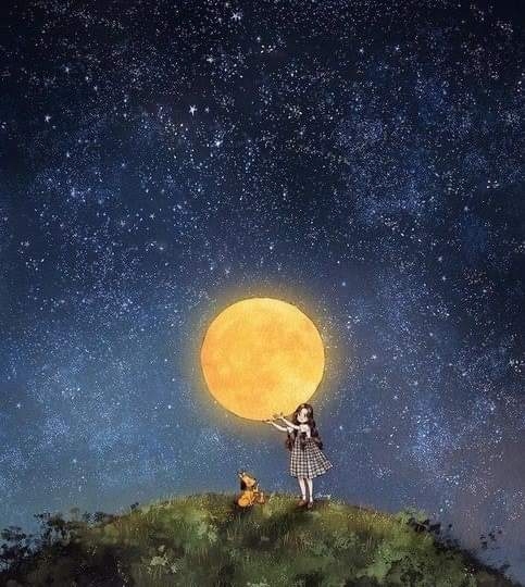 The moon