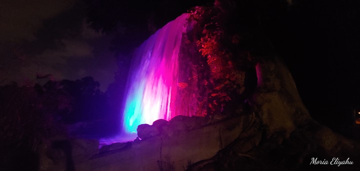 The light of the waterfall