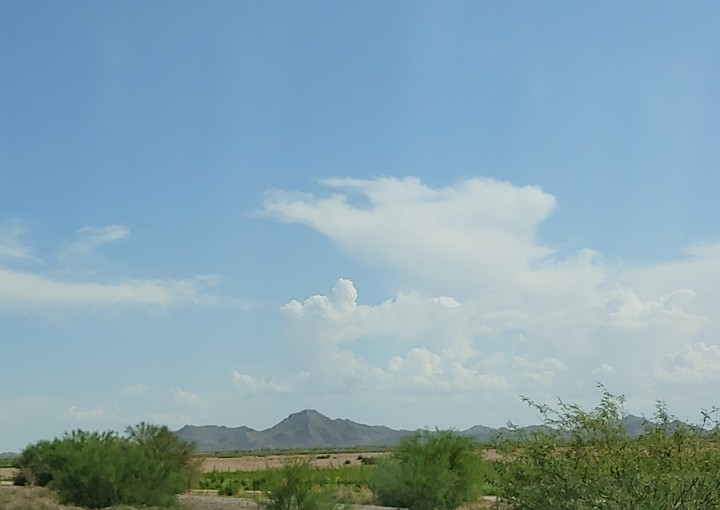 Mountains in the distance