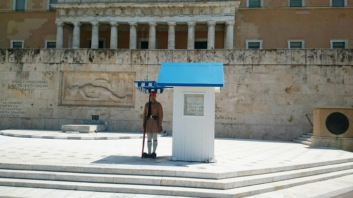 PROUDLY GUARDING THE PARLIAMENT