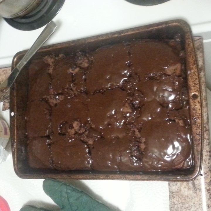 Blueberry-Chocolate Cake
