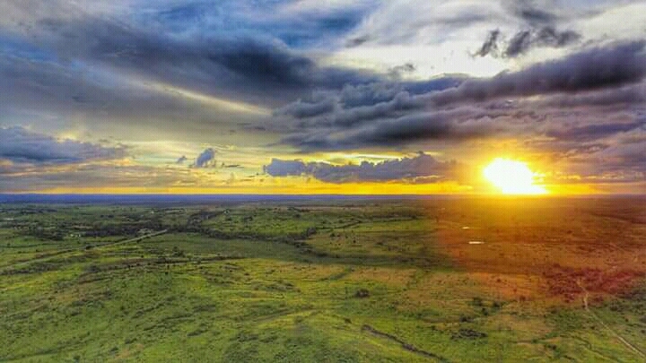 pôr do sol em Boa Vista do Gurupi, Ma.