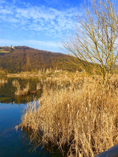 lake, sky Hintergrundbilder
