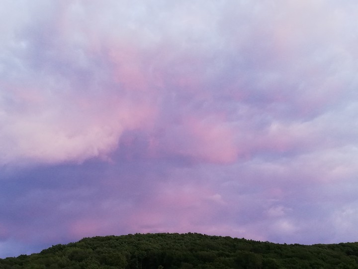 purple sky