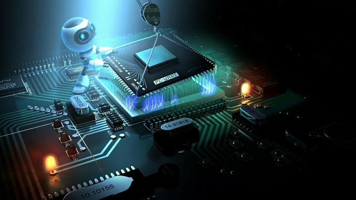 Wallpaper processor, cpu, upgrade, installation, chip, robot