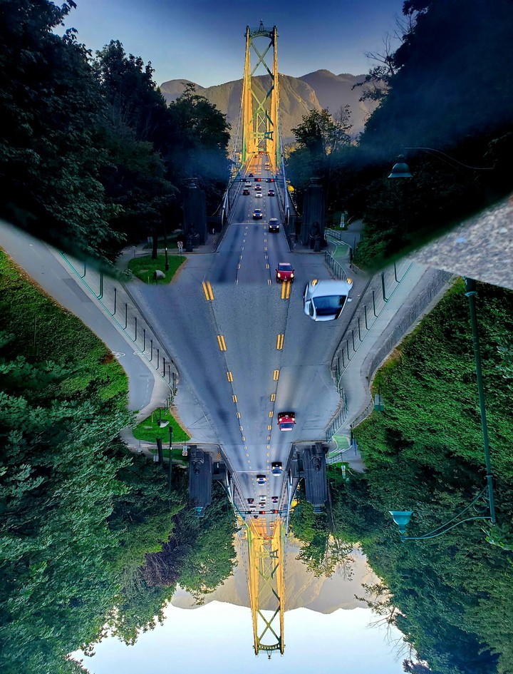 upside down
