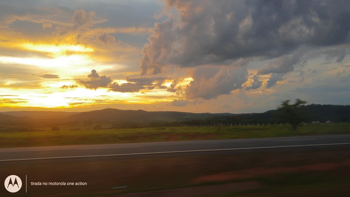 pôr do sol