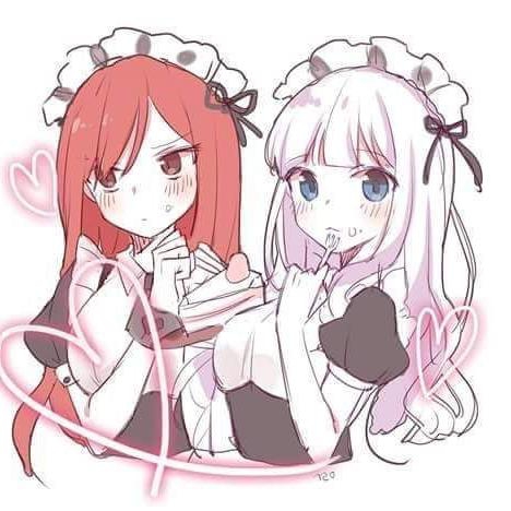 erza, mira and cake