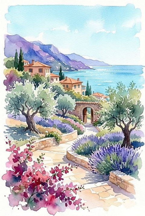 Watercolor_painting, Art_Paint, Painting