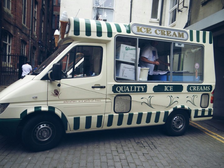 Tasty ice cream in Hastings (England)