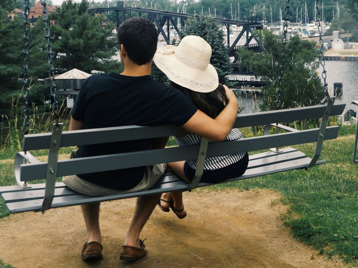 Couple on Bench